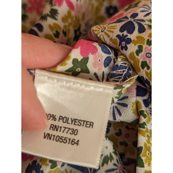 Liberty X Target Women Multicolor Floral Print Sleeveless Blouse Size Medium - Picture 14 of 14